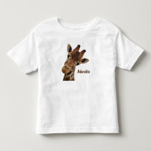 T-shirt Pour Les Tous Petits Adorable Giraffe