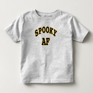 T-shirt Pour Les Tous Petits AF éffrayante - HALLOWEEN LAITEMENT