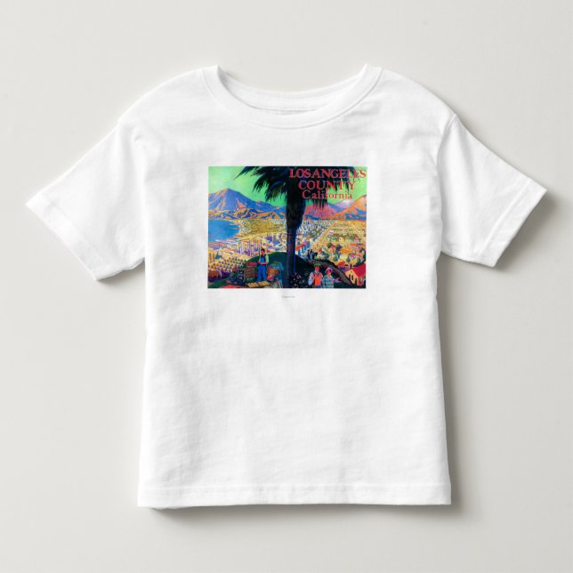 T-shirt Pour Les Tous Petits Affiche de touristes # 1 (Devant)