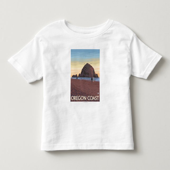 T-shirt Pour Les Tous Petits Affiche de Vintage voyage de roche de meule de (Devant)