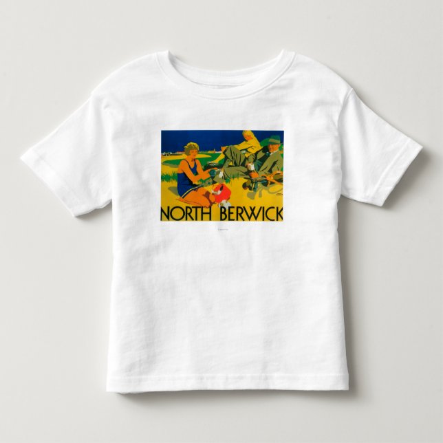 T-shirt Pour Les Tous Petits Affiche promotionnelle de côte de golf (Devant)