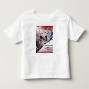 T-shirt Pour Les Tous Petits Affiche promotionnelle de ski