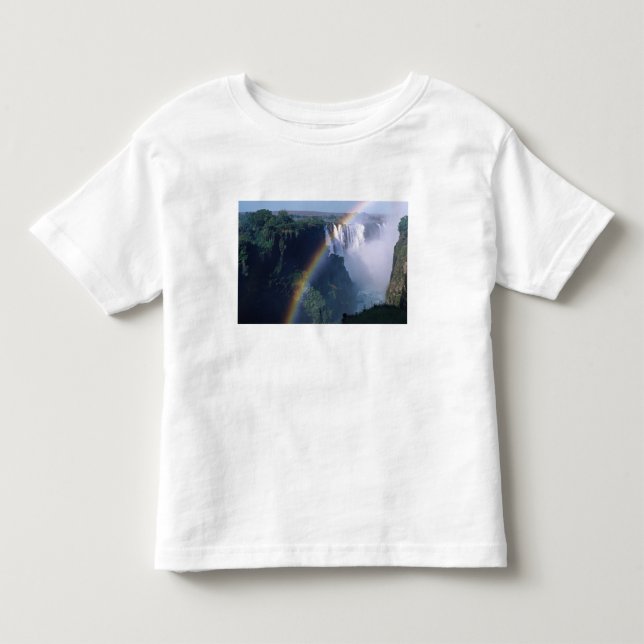 T-shirt Pour Les Tous Petits Afrique, Zimbabwe. Chutes Victoria (Devant)