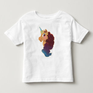 T-shirt Pour Les Tous Petits Afro Unicorn Divine la licorne