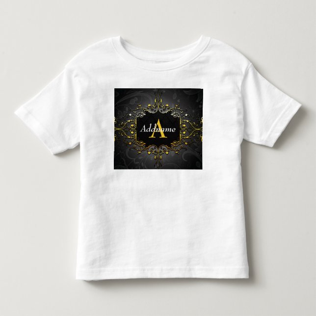 T-shirt Pour Les Tous Petits Ajouter votre nom et votre initiale (Devant)