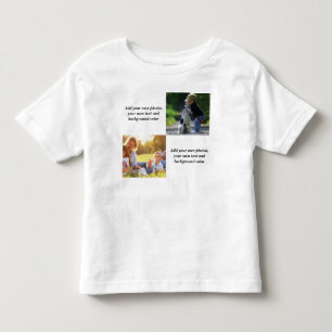 T-shirt Pour Les Tous Petits Ajoutez vos propres photos, texte et jetez pi arri
