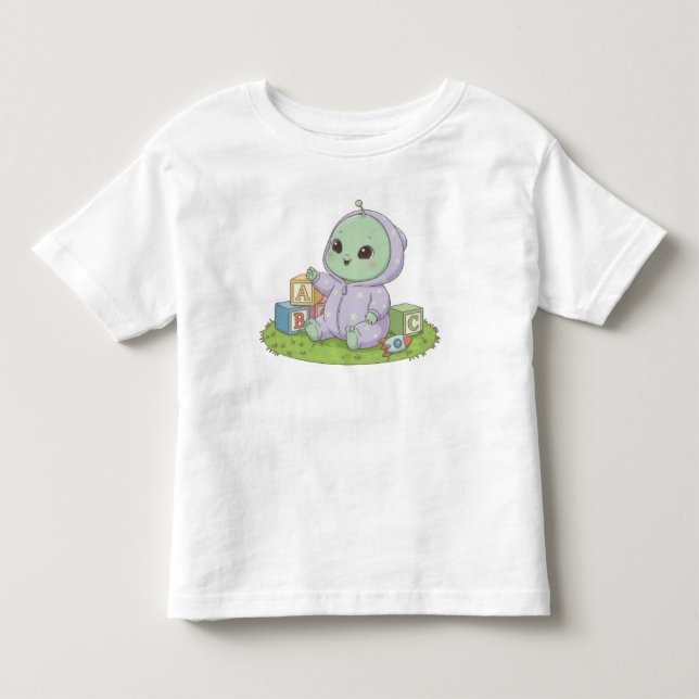 T-shirt Pour Les Tous Petits Alien Baby (Devant)