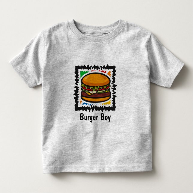 T-shirt Pour Les Tous Petits Aliments de préparation rapide (Devant)