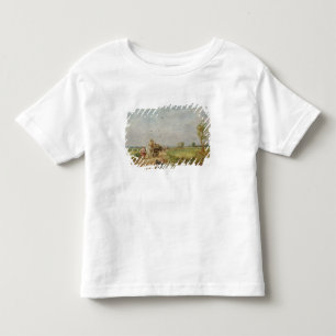 T-shirt Pour Les Tous Petits Allant à Hayfield, 1853 (huile sur le carton à