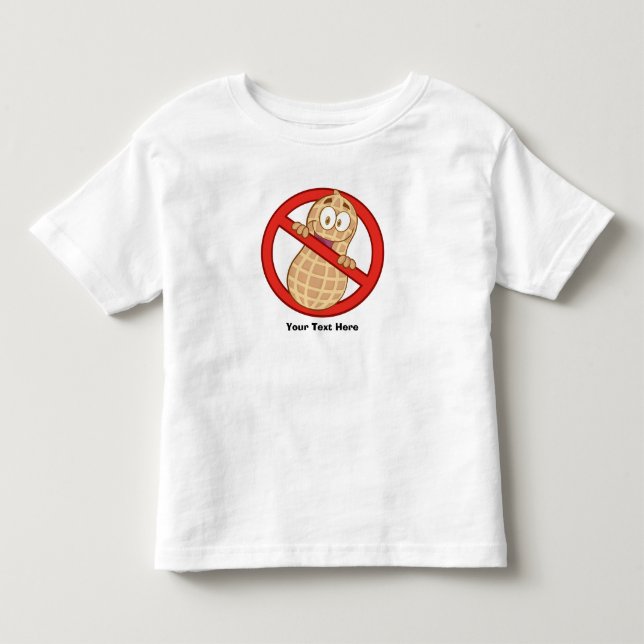 T-shirt Pour Les Tous Petits Allergie 2 d'arachide (personnalisable) (Devant)