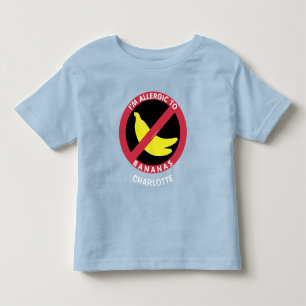 T-shirt Pour Les Tous Petits Allergique aux enfants personnalisés par allergie