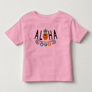 T-shirt Pour Les Tous Petits Aloha Design ananas - Toddler Fine Jersey T-Shi