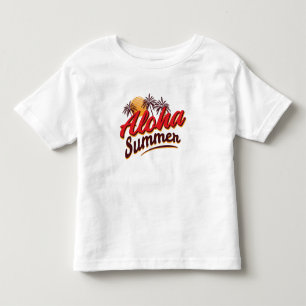 T-shirt Pour Les Tous Petits Aloha Été