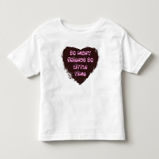 T-shirt Pour Les Tous Petits Alors, petite fille (Devant)