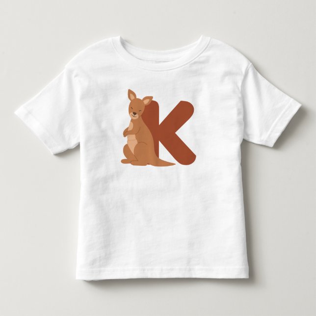 T-shirt Pour Les Tous Petits alphabet animal K (Devant)
