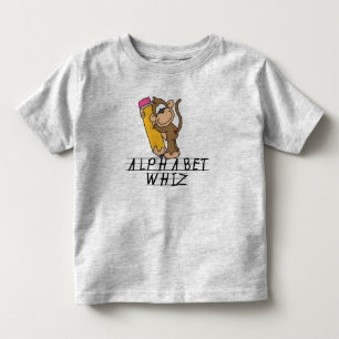 T-SHIRT POUR LES TOUS PETITS ALPHABET WHIZ