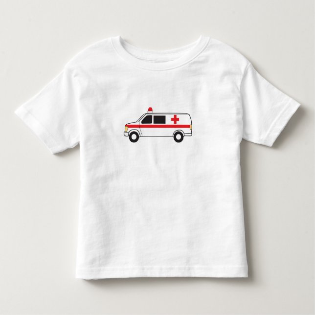 T-shirt Pour Les Tous Petits Ambulance (Devant)