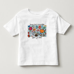 T-shirt Pour Les Tous Petits Amis colorés de poissons