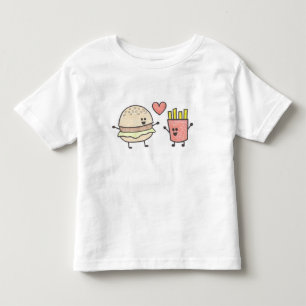T-shirt Pour Les Tous Petits Amis d'aliments de préparation rapide