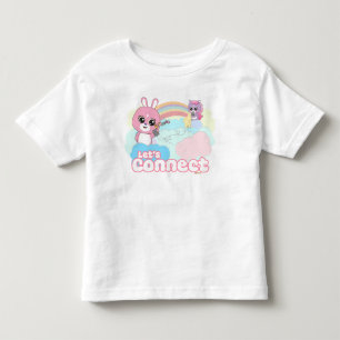 T-shirt Pour Les Tous Petits Amis des animaux mignons - Connectons-nous