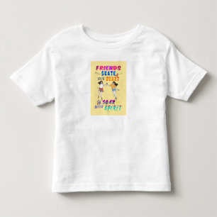 T-shirt Pour Les Tous Petits Amis Jersey Skate With Heart Soar With Spirit