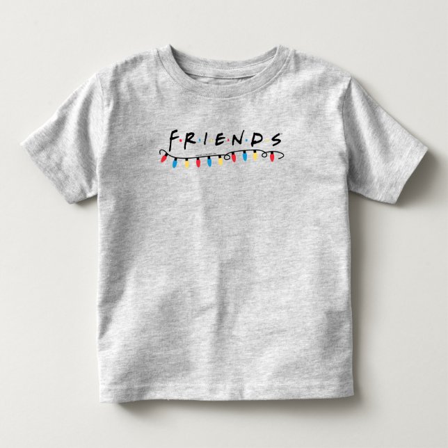 T-shirt Pour Les Tous Petits AMIS™ | Logo des lumières de Noël (Devant)