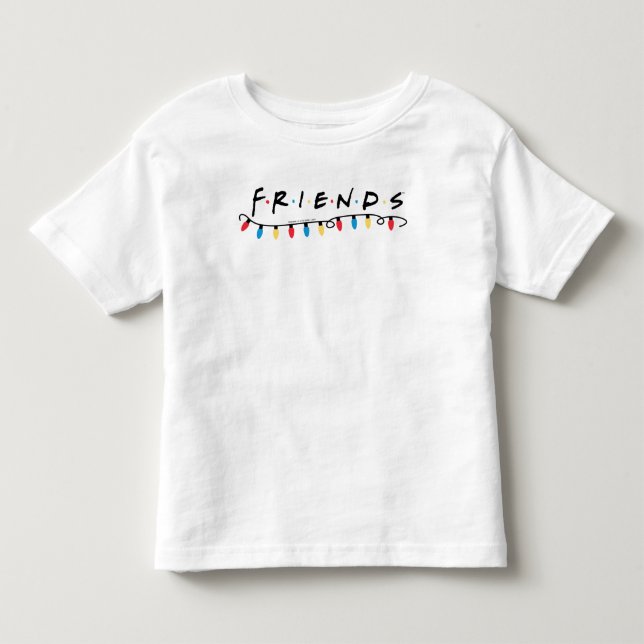 T-shirt Pour Les Tous Petits AMIS™ | Logo des lumières de Noël (Devant)