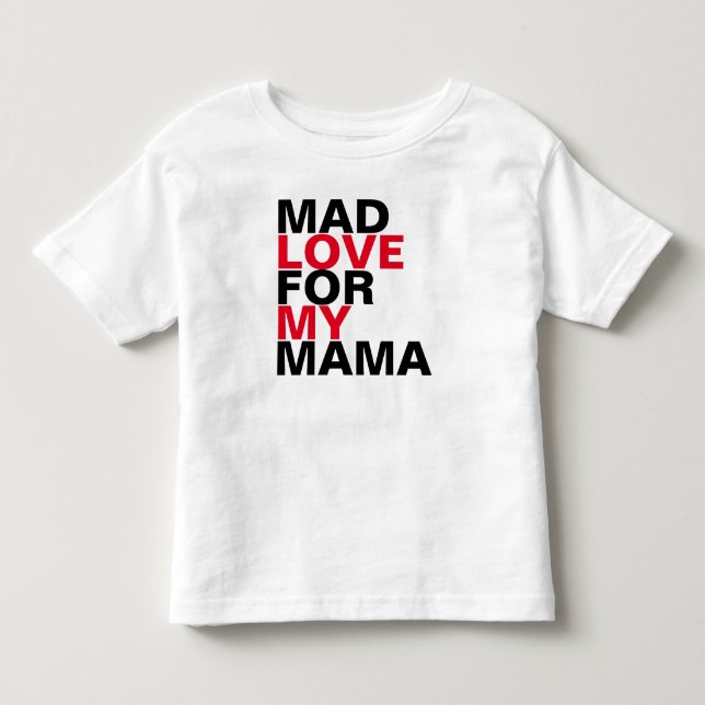 T-shirt Pour Les Tous Petits Amour Fou Pour Maman (Devant)