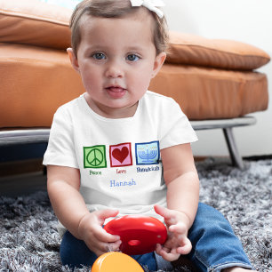 T-shirt Pour Les Tous Petits Amour Hanoukka de paix