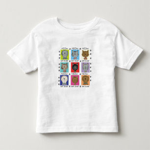 T-shirt Pour Les Tous Petits Amoureux des chats de Meow