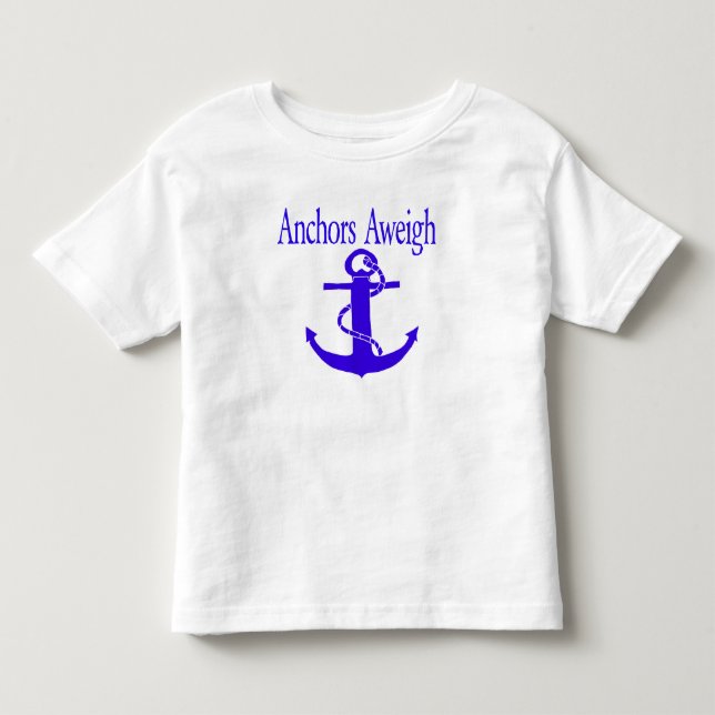 T-shirt Pour Les Tous Petits Ancres Aweigh (Devant)