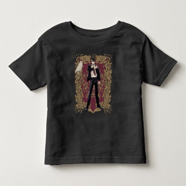 T-shirt Pour Les Tous Petits Anime HARRY POTTER™ Cadre Orné (Devant)