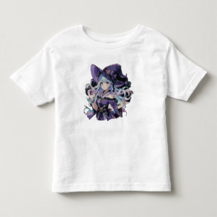T-shirt Pour Les Tous Petits Anime/Sorcière/halloween