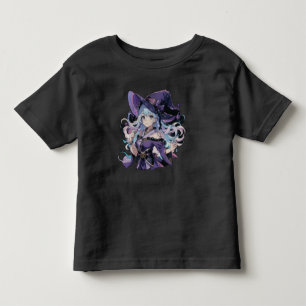 T-shirt Pour Les Tous Petits Anime/Sorcière/Halloween