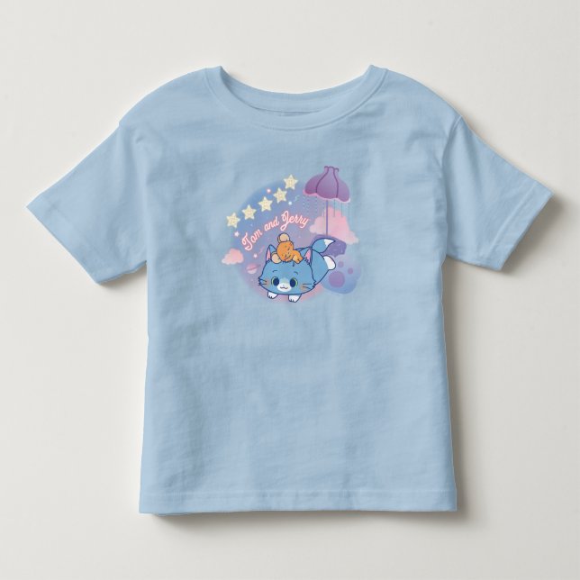 T-shirt Pour Les Tous Petits Anime Tom et Jerry Dreamy Nights (Devant)