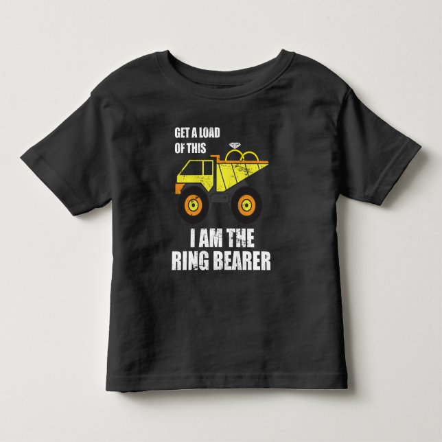 T-shirt Pour Les Tous Petits Anneau Bearer Wedding poison (Devant)