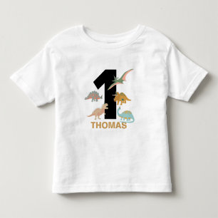 T-shirt Pour Les Tous Petits Anniversaire de dinosaures pour enfants dessins à