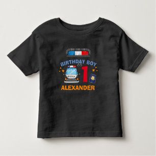 T-shirt Pour Les Tous Petits Anniversaire de la police