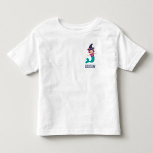 T-shirt Pour Les Tous Petits Anniversaire d'Halloween personnalisé Sorcière Sir