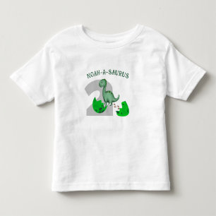 T-shirt Pour Les Tous Petits Anniversaire Dinosaure pour enfant Toddler personn