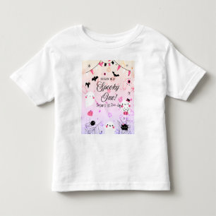 T-shirt Pour Les Tous Petits Anniversaire éffrayant d'un Halloween