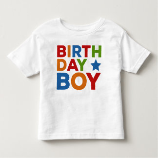 T-shirt Pour Les Tous Petits Anniversaire Garçon multicolore