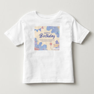 T-shirt Pour Les Tous Petits anniversaire heureux