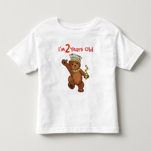 T-shirt Pour Les Tous Petits Anniversaire royal an de l'ours 2