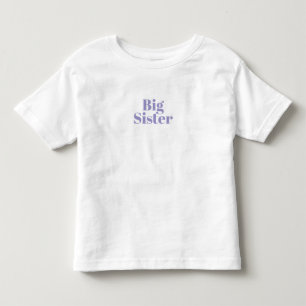 T-shirt Pour Les Tous Petits Annonce de grossesse personnalisée Grande Sœur.