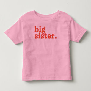 T-shirt Pour Les Tous Petits Annonce Grande Sœur, promue grande sœur