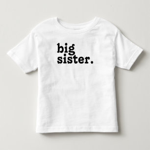 T-shirt Pour Les Tous Petits Annonce Grande Sœur, promue grande sœur
