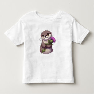 T-shirt Pour Les Tous Petits Aquarelle et chardon