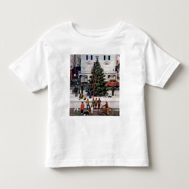 T-shirt Pour Les Tous Petits Arbre dans la place (Devant)