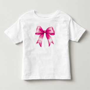 T-shirt Pour Les Tous Petits Arc à ruban rose